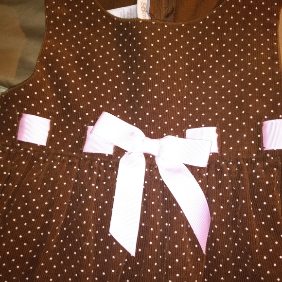 Bonnie Jean Chocolate Brown Dress - Picture 3 of 5